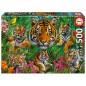 Puzzle Junga de Tigres 500pzs