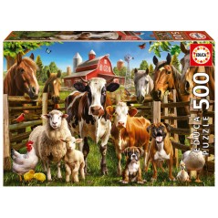 Puzzle Los Traviesos de la Granja 500pzs