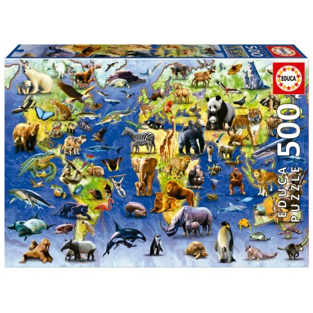 Puzzle Especies en Peligro de Extincion 500pzs