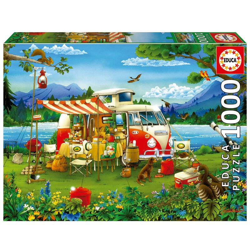 Puzzle Vacaciones en el Campo 1000pzs