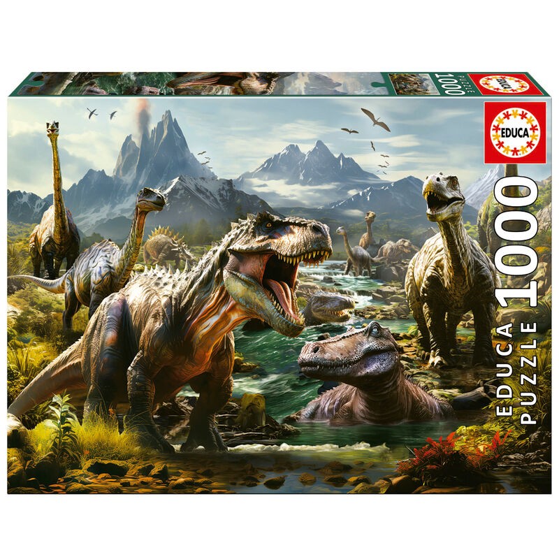 Puzzle Dinosaurios Feroces 1000pzs