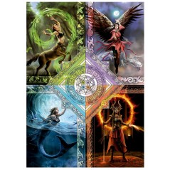 Puzzle Elemental Magic Star Chart, Anne Stokes 1500pzs