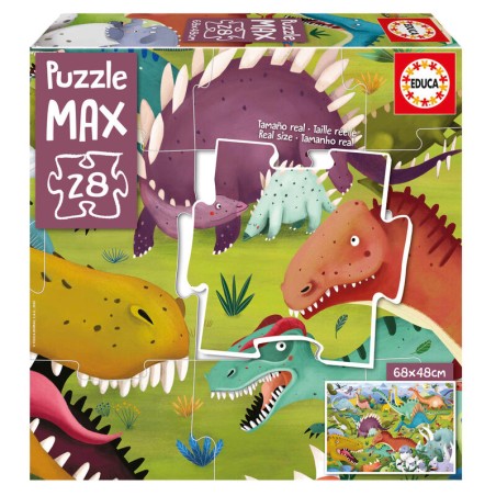 Puzzle Max Dinosaurios 28pzs