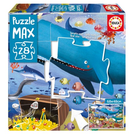 Puzzle Max Animales Bajo el Mar 28pzs