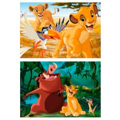 Puzzle El Rey Leon Disney madera 2x25pzs