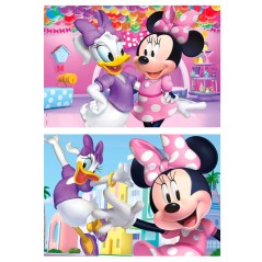 Puzzle Minnie Disney madera 2x50pzs