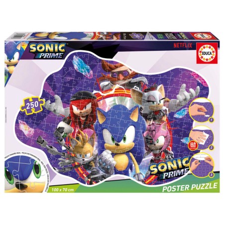 Puzzle Poster Sonic Prime 250pzs