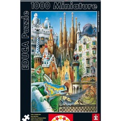 Puzzle Collage Gaudi 1000pzs