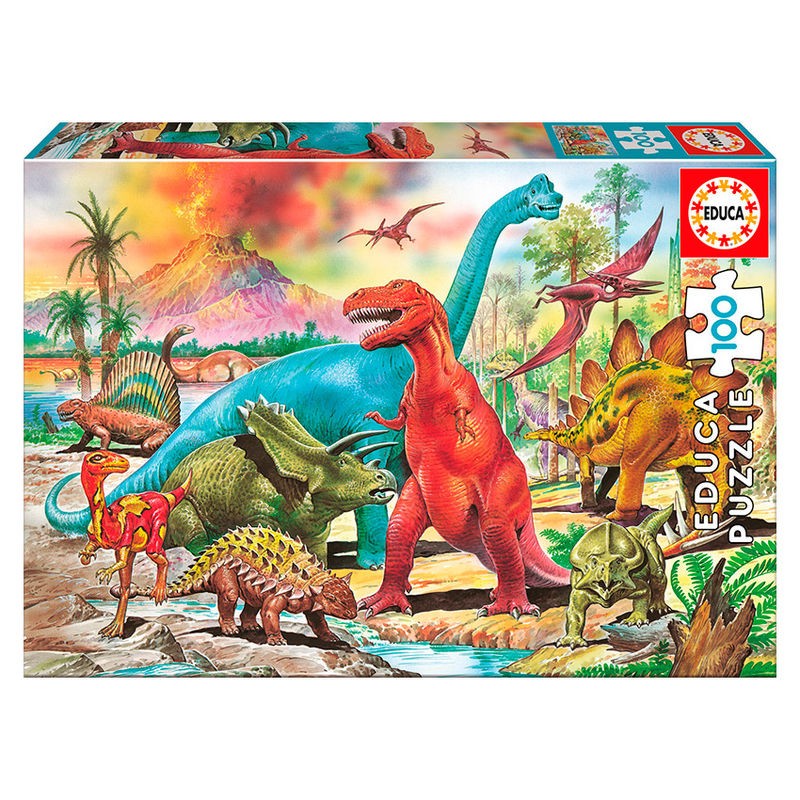 Puzzle Dinosaurios 100pzs