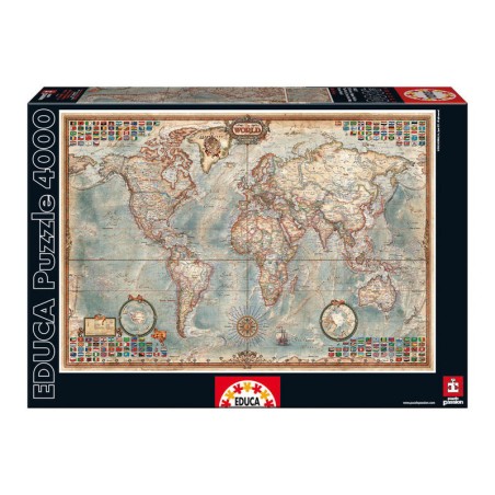 Puzzle El Mundo Mapa Politico 4000pzs