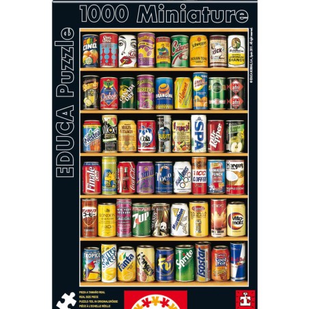 Puzzle Latas 1000pzs