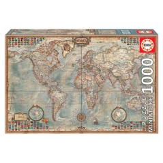 Puzzle El Mundo, Mapa Politico 1000pzs