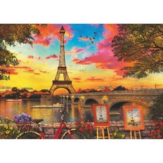 Puzzle Puesta de Sol en Paris 3000pzs