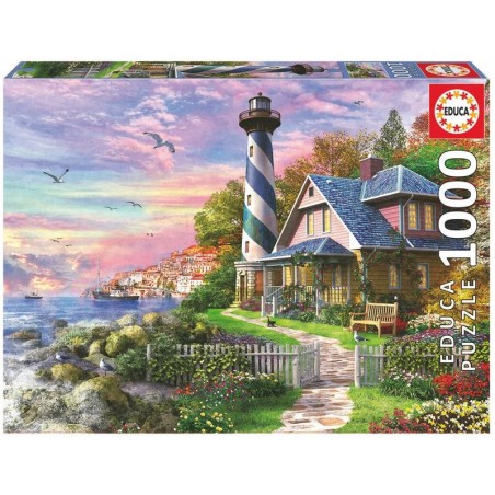 Puzzle Faro en Rock Bay 1000pzs