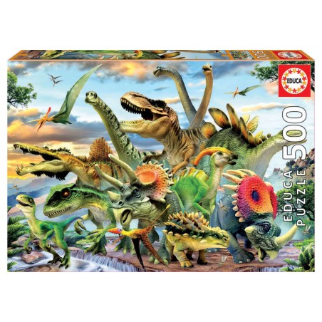 Puzzle Dinosaurios 500pzs