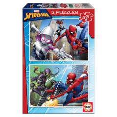 Puzzle Spiderman Marvel 2x48pzs