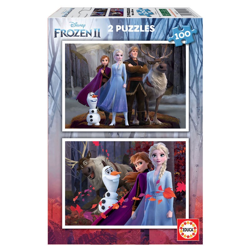 Puzzle Frozen 2 Disney 2x100pzs