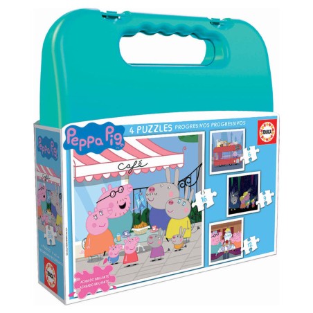 Puzzle Progresivo Peppa Pig 6-9-12-16pzs