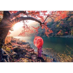 Puzzle Amanecer en el Rio Karsura Japon 1000pzs