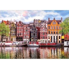 Puzzle Casas Danzantes Amsterdam 1000pzs