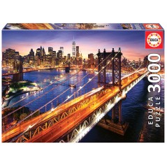 Puzzle Manhattan al Atardecer 3000pzs