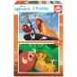 Puzzle El Rey Leon Disney 2x48pzs