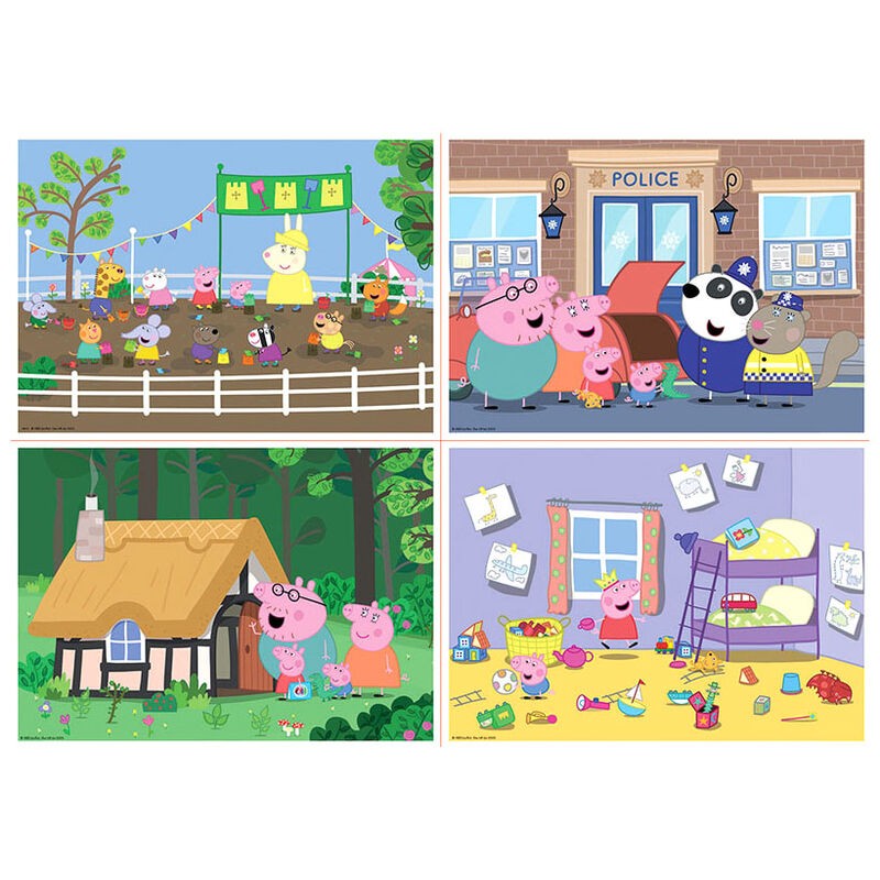 Puzzle Progresivo Peppa Pig 20-40-60-80pzs