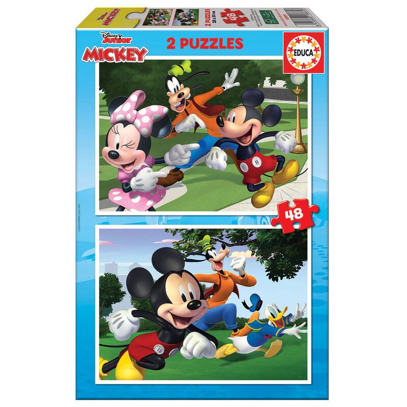 Puzzle Mickey and Friends Disney 2x48pzs