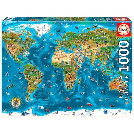 Puzzle Maravillas del Mundo 1000pzs