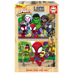 Puzzle Spidey Amazing Friends Marvel 2x25pzs