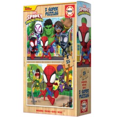 Puzzle Spidey Amazing Friends Marvel 2x25pzs