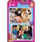 Puzzle Barbie 2x100pzs