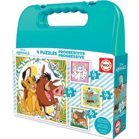 Puzzle Progresivo Disney 12-16-20-25pzs