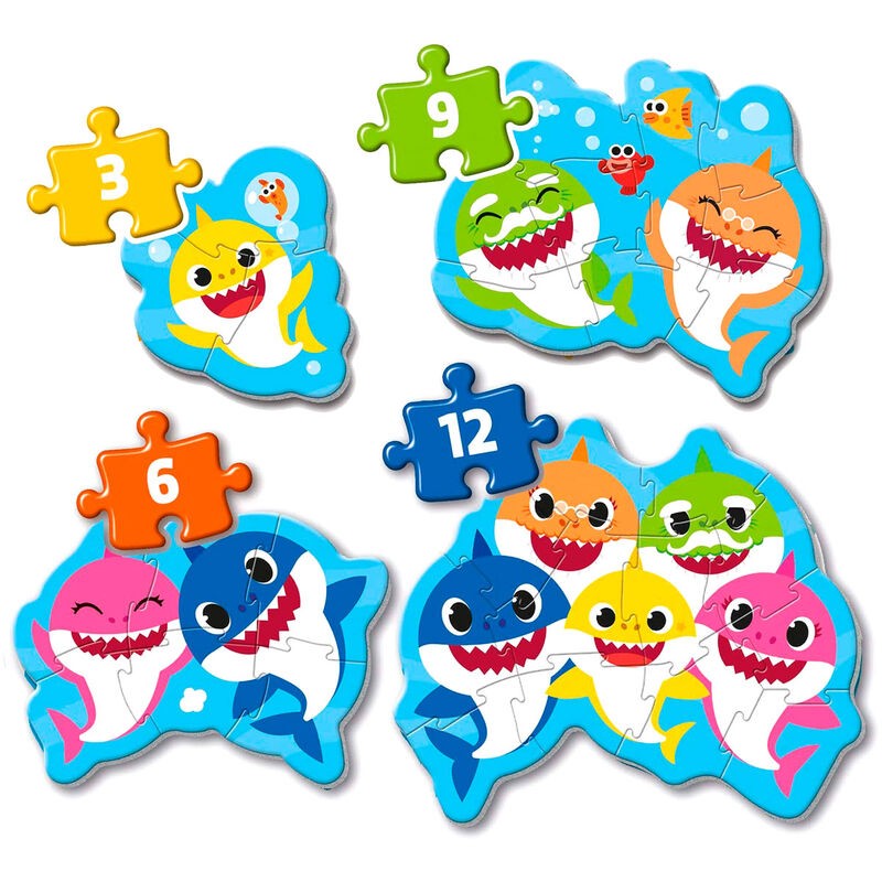 Puzzle My First Puzzle Baby Shark 3-6-9-12pzs