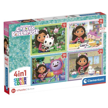 Puzzle La Casa de Muñecas de Gabby 12-16-20-24pzs