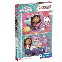Puzzle La Casa de Muñecas de Gabby 2x20pzs