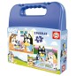 Puzzle maleta Bluey 2x48pzs