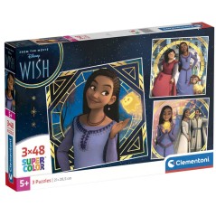 Puzzle Wish Disney 3x48pzs
