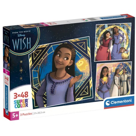 Puzzle Wish Disney 3x48pzs