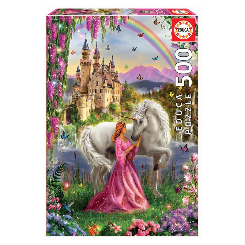 Puzzle Hada y Unicornio 500pzs