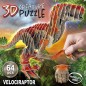 Puzzle 3D Velociraptor 64pzs