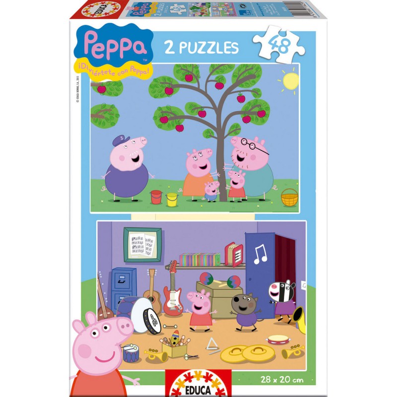 Puzzle Peppa Pig 2x48pzs