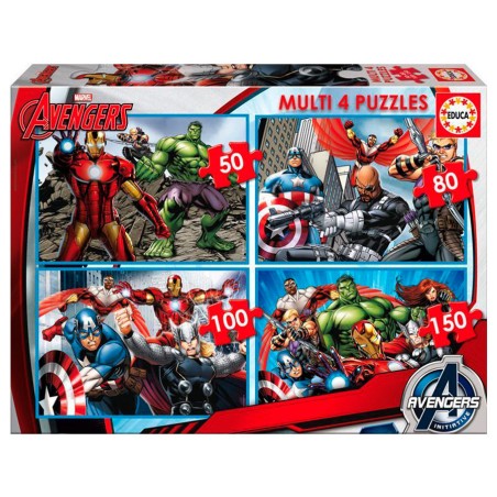 Puzzle Multi Vengadores Avengers Marvel 50-80-100-150pzs