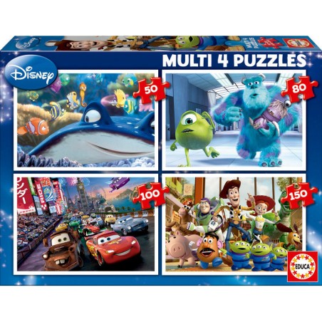 Puzzle Multi Disney Pixar 50-80-100-150pzs