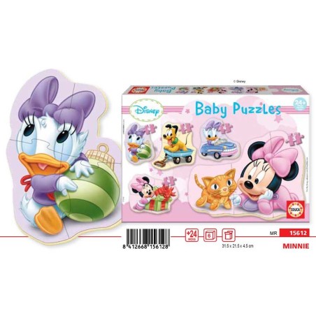 Puzzle Minnie Disney 3-5pzs