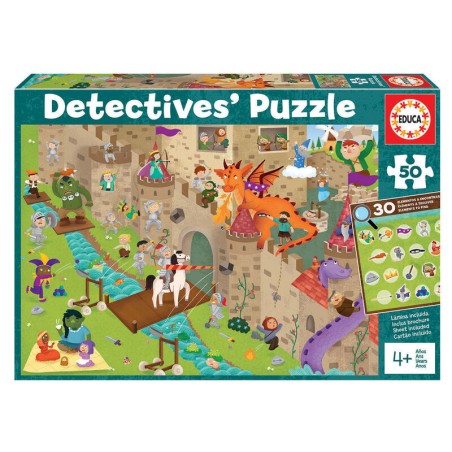 Puzzle Detectives Castillo 50pzs