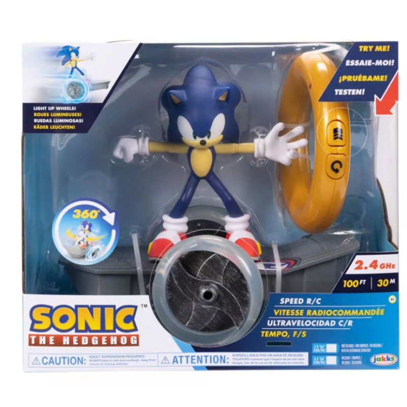 Patin radio control Sonic the Hedgehog