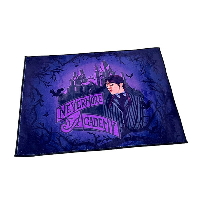 Alfombra interior Nevermore Academy Miercoles 80x60cm