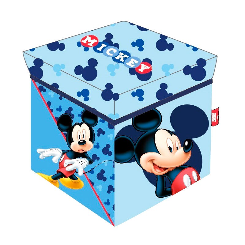 Cubo almacenaje Mickey Disney