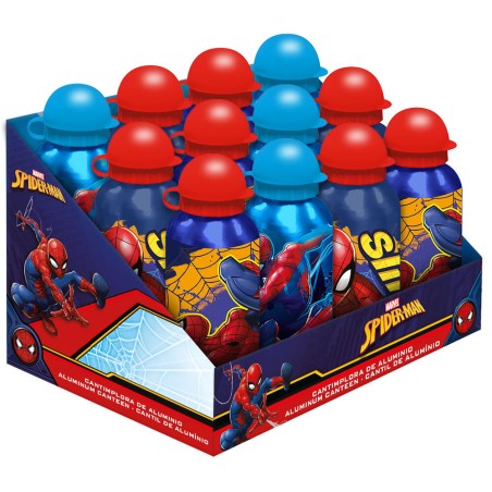 Cantimplora aluminio Spiderman Marvel 500ml surtido